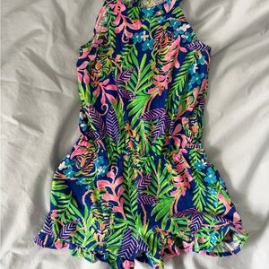 Lilly Pulitzer Borealis Blue Brienne Romper